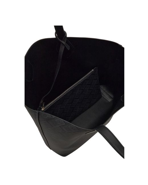 Ferragamo Black Double Handle Shoulder Bag for men
