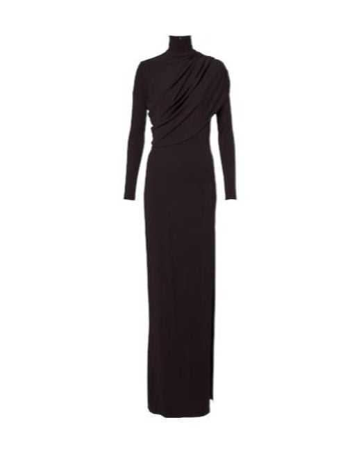Courreges Black Jersey Gown