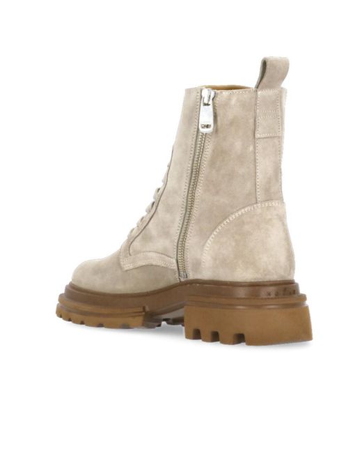 Hogan Natural Lace-Up Boots