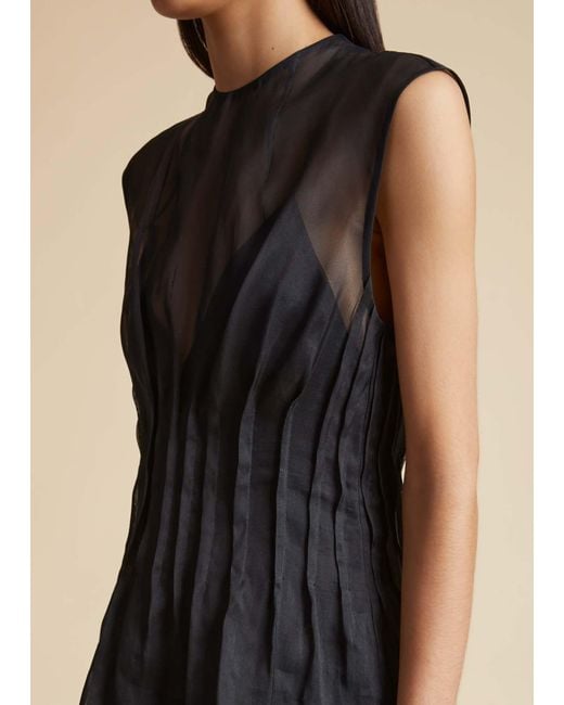 Khaite Multicolor The Westin Sleeveless Silk Top