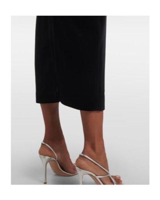 Alex Perry Black Velvet Minidress