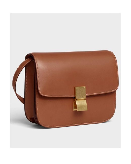Céline Brown Medium Classic Bag