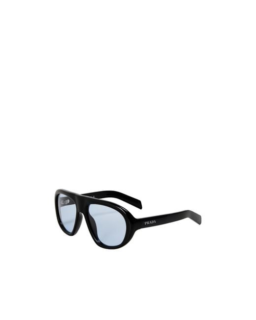 Prada Metallic Aviator Sunglasses for men