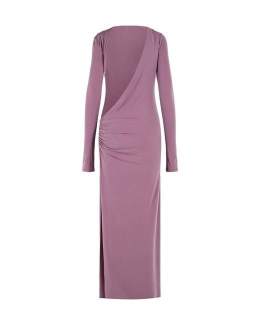 ANDAMANE Purple Long Dress