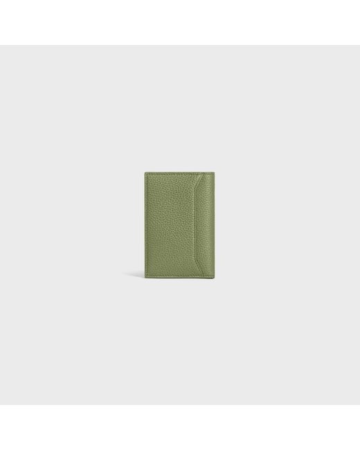 Céline Green Vertical Card Holder for men