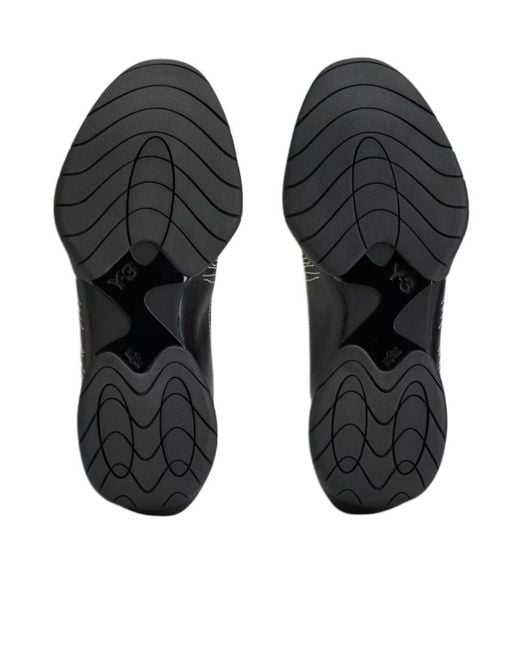 Y-3 Black Regu Trainers for men