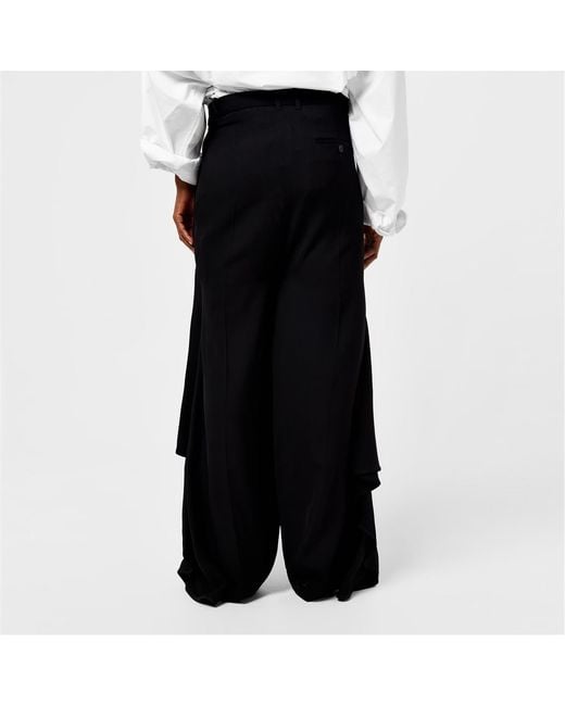 Balenciaga Black Godet Skirt
