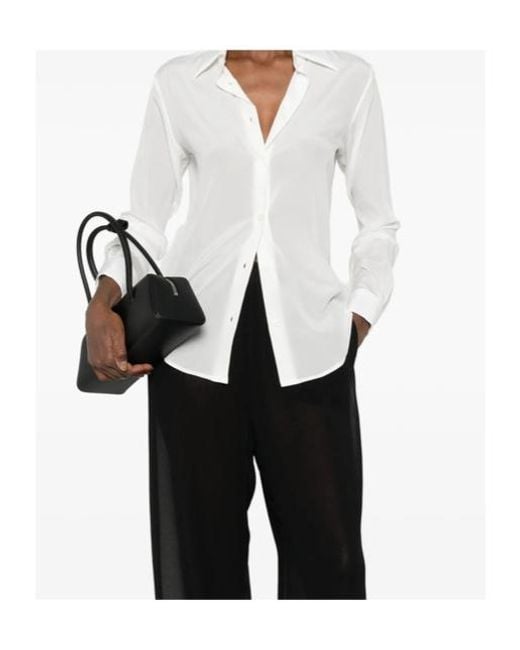 Mazzarelli White Long Sleeve Shirt