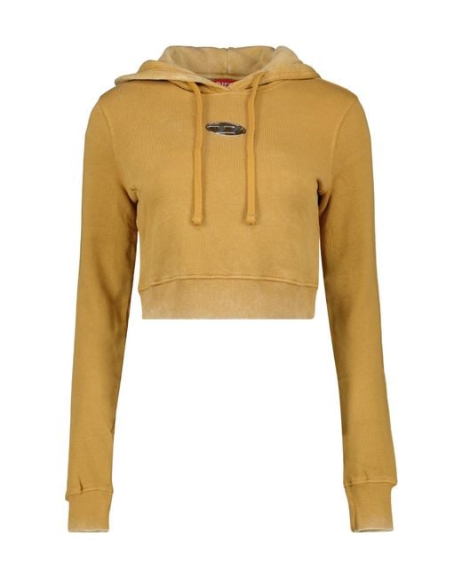 DIESEL Yellow F-Slimmy-Hood-P5 Hoodie