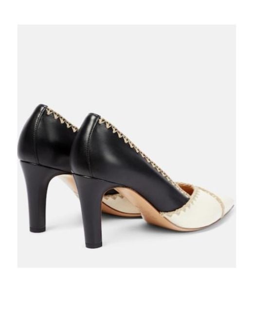 Gabriela Hearst White Leather High-Heeled Shoes