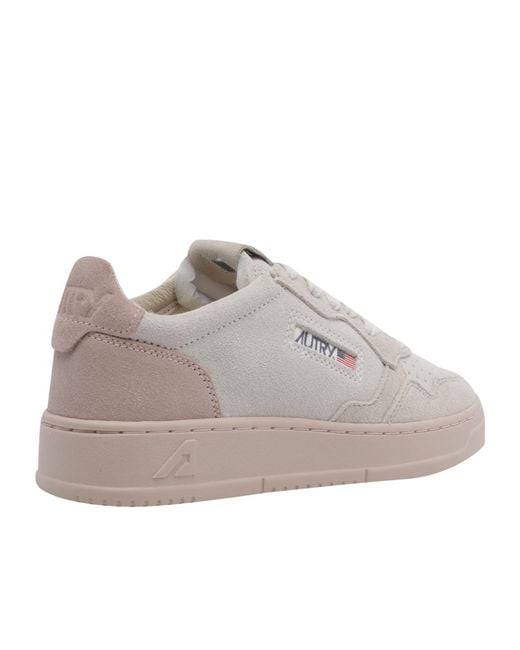 Autry Gray Lace-Up Sneakers