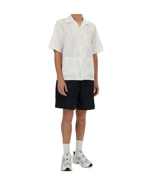 Aspesi Black Bermuda Nemo Relaxed Shorts for men