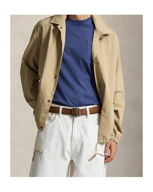 Polo Ralph Lauren Natural Long-Sleeved Casual Jacket for men