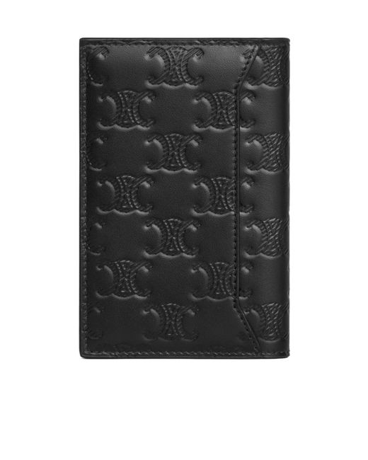 Céline Black Vertical Card Holder for men
