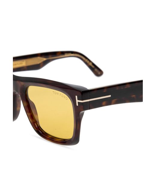 Tom Ford Metallic Square Sunglasses for men