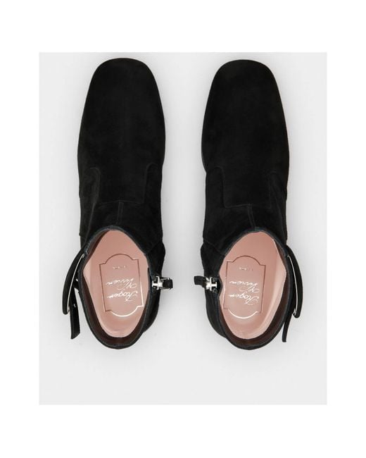 Roger Vivier Black Très Vivier Boots