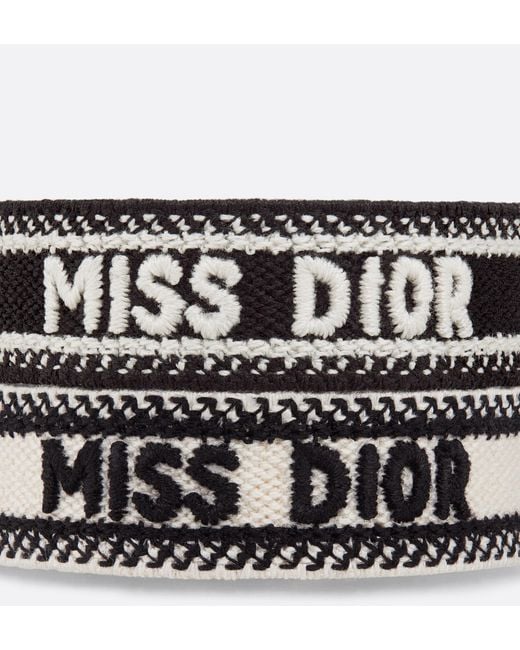 Dior White Miss Bracelet Set