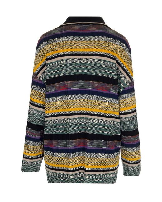 Missoni Multicolor Striped Relaxed-Fit Polo Shirt