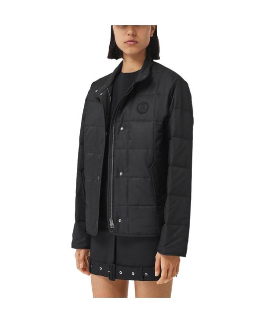 Burberry Black Monogram Motif Puffer Jacket