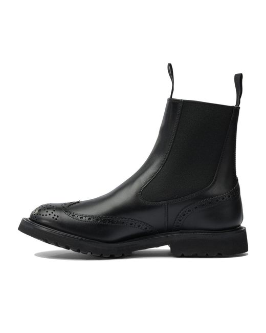 Tricker's Black Tricker's Henry Ankle Boots for men