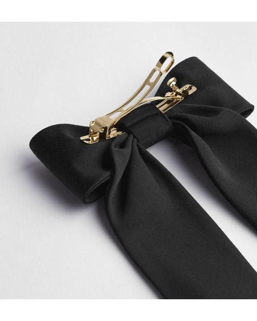 Dior Black Large Twist Bow
