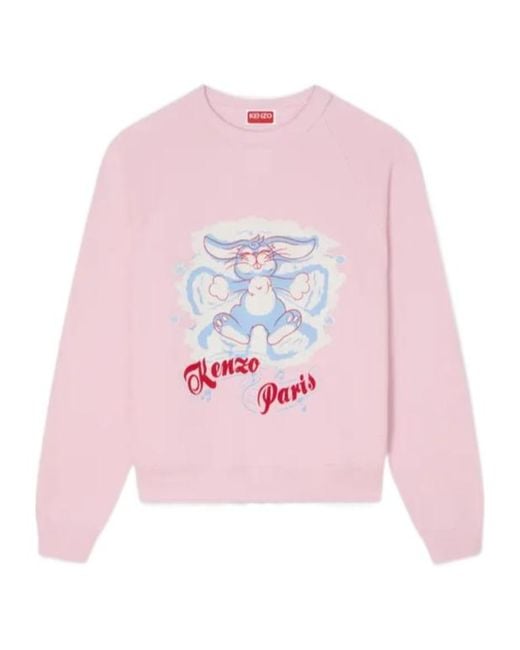 KENZO Pink Winter Holidays' Sweatshirt