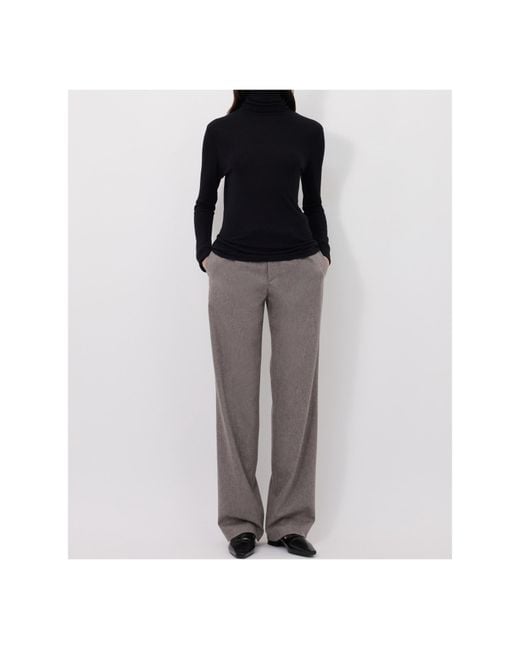 Loulou de Saison Black Gallinara High Neck Jumper