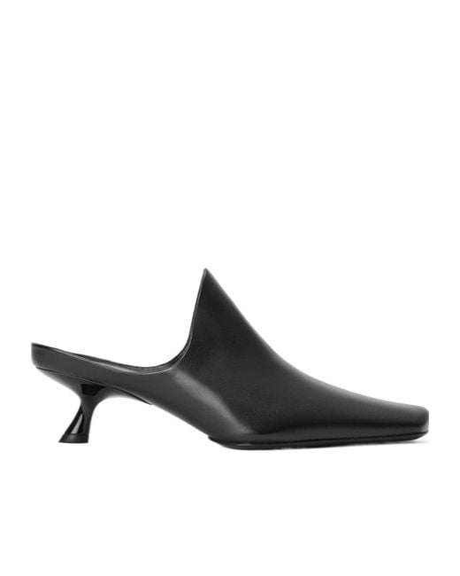 Loewe Black Pointed-Heel Mules