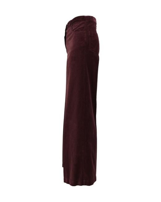 Aspesi Purple Wide-Leg Trousers