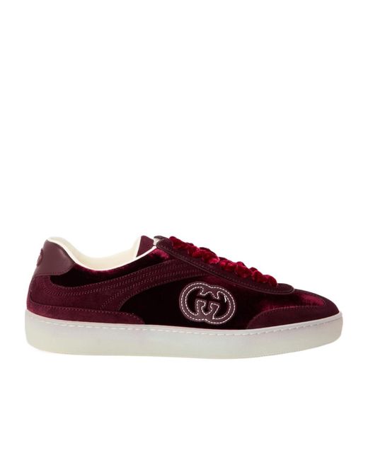 Gucci Red Logo Sneakers