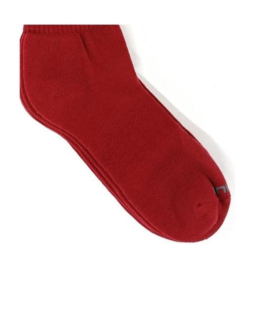 Emporio Armani Red Logo Socks for men