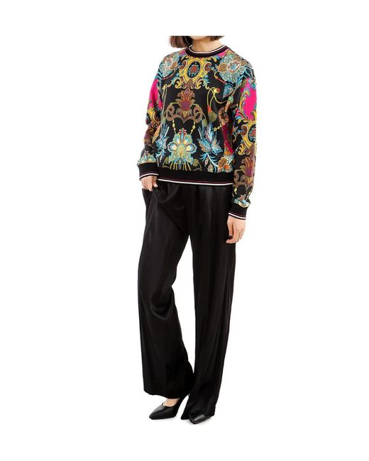 Givenchy Black Wide-Leg Casual Pants