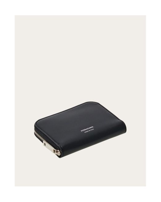 Ferragamo Black Logo Clip for men