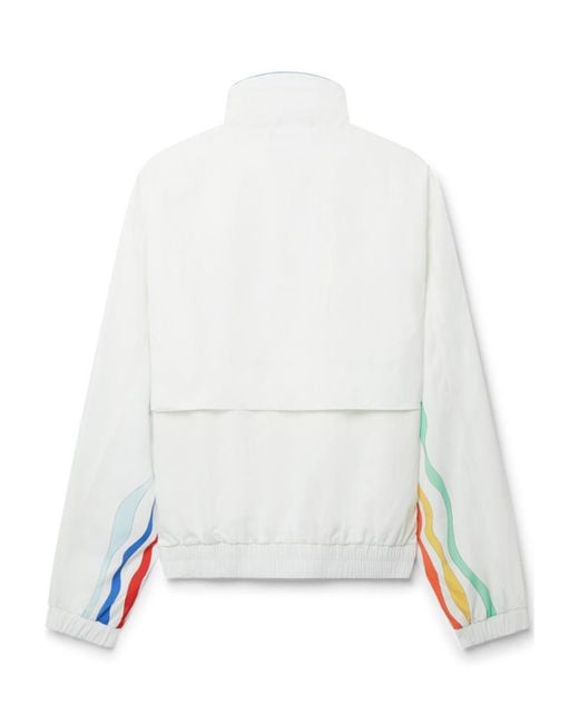 Casablanca White Mind Vibrations Track Jacket for men