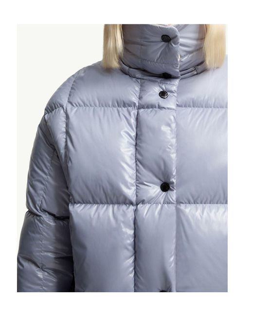 Moncler Gray Parana Hooded Down Jacket