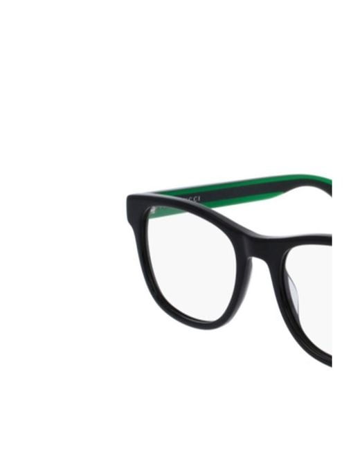 Gucci White Eyewear Rectangular Glasses And Frames for men