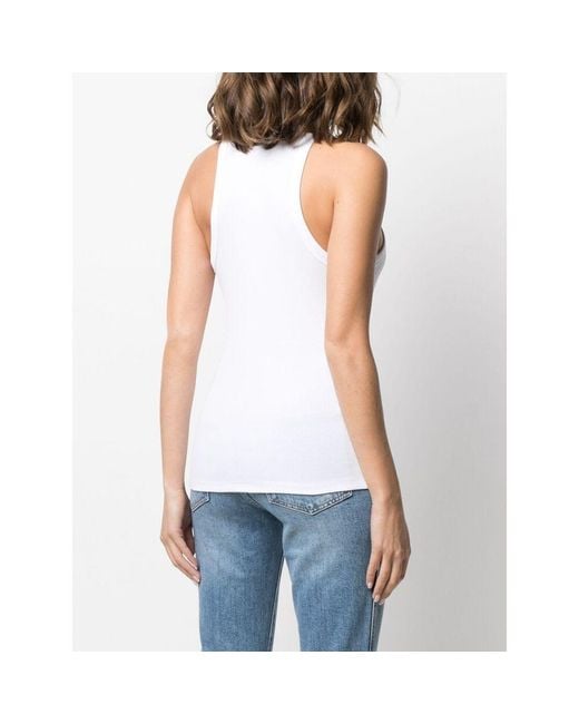 Anine Bing White Eva Tank