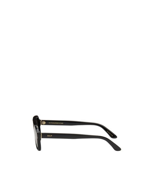 Retrosuperfuture Gray Full Frame Sunglasses for men