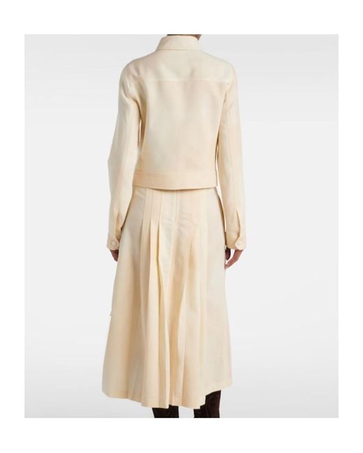 Gabriela Hearst Natural Tereza Short Virgin Wool Jacket