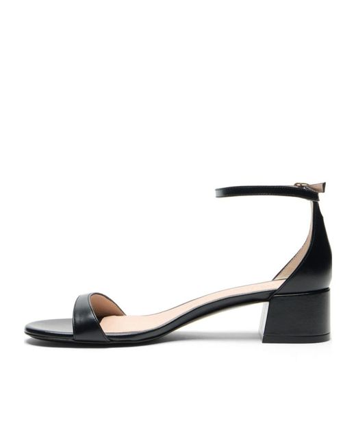 Stuart Weitzman Metallic Nudist Block
