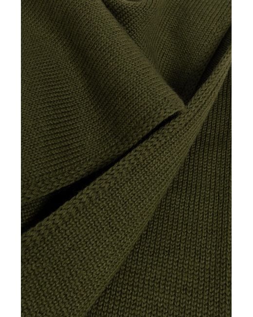 DSquared² Green Logo Hat And Scarf Set for men