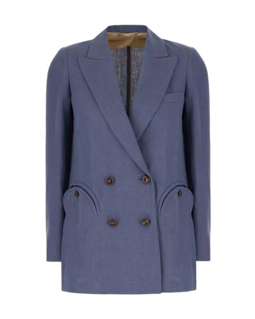 Blazé Milano Blue Montecarlo Double-Breasted Jacket