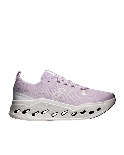 On Shoes Purple Cloudtilt Low-Top Running Sneakers