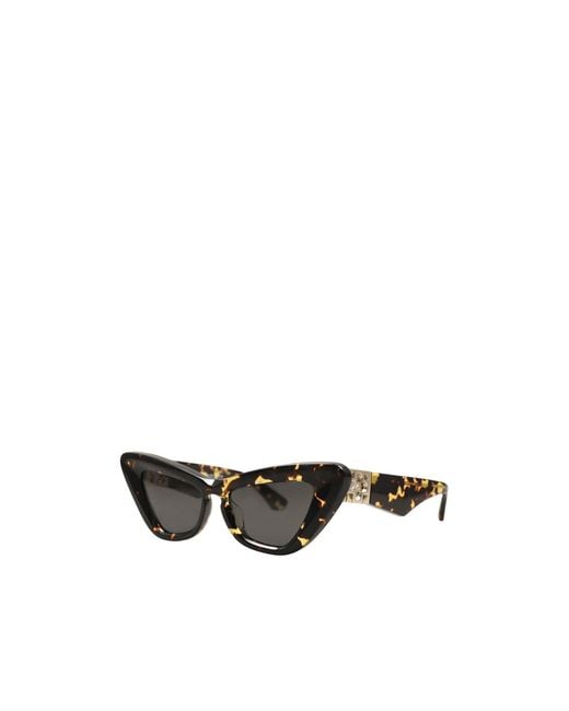 Burberry Black Tortoiseshell Cat-Eye Sunglasses