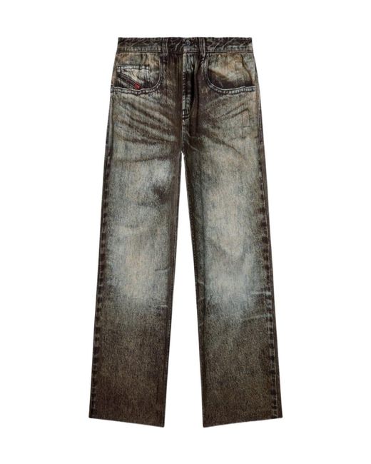 DIESEL Gray P-Theck-Lkct Pants for men