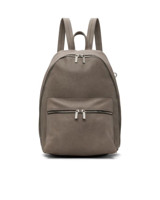 Rick Owens Brown Zipper Backpack for men
