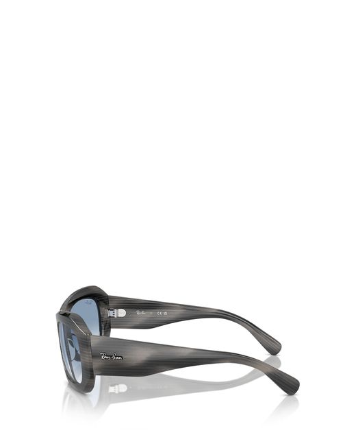 Ray-Ban Gray Beate Square-Frame Sunglasses for men