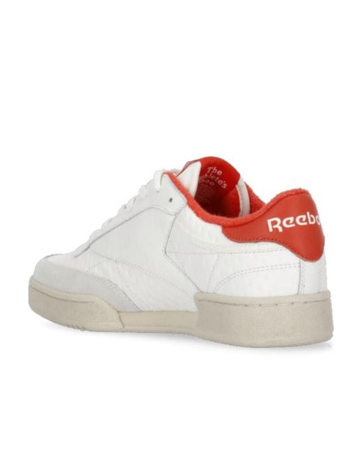 Reebok White Club C Sneakers for men