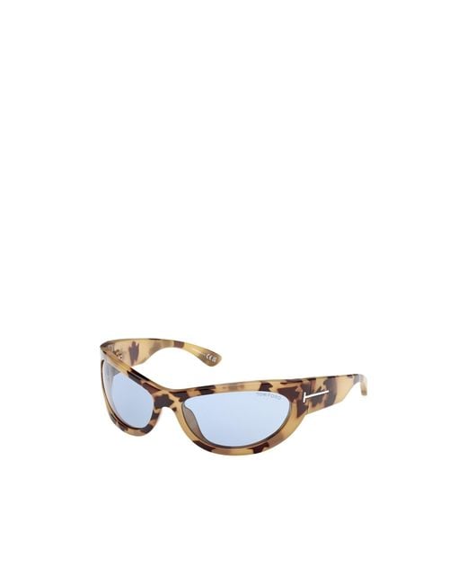 Tom Ford White Eyewear Cat Eye Frame Sunglasses