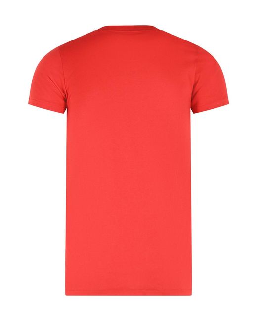 ERL Red Money Graphic-Print T-Shirt for men